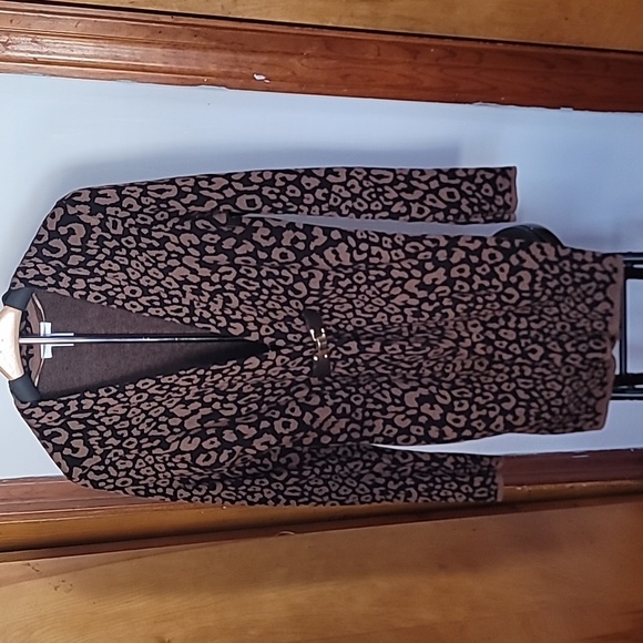 Charter Club Sweaters - Charter Club Brown and Black Cardigan